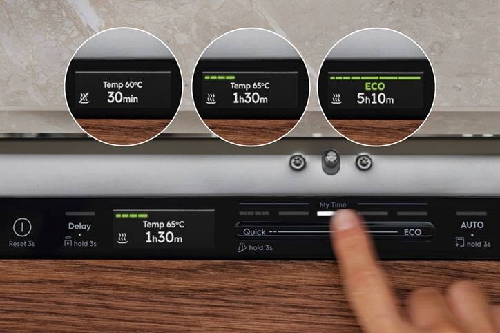 QuickSelect 2.0: Sadece yıkama süresini seçin