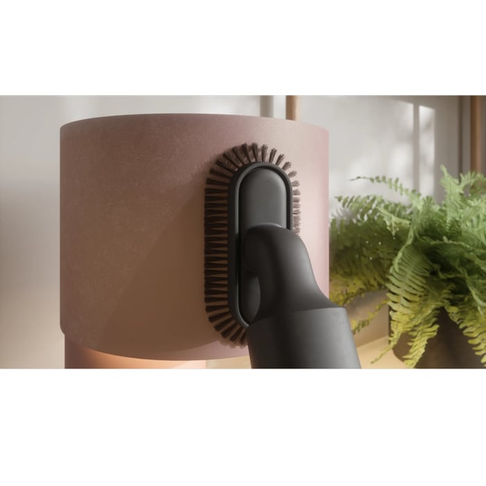 Soft bristles clean even the most delicate furniture with care