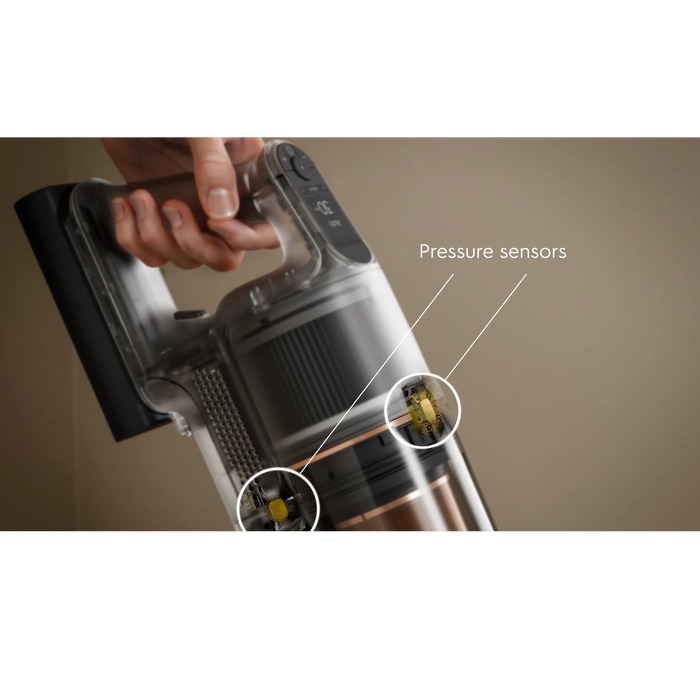 Hand unit sensors for fast detection. 