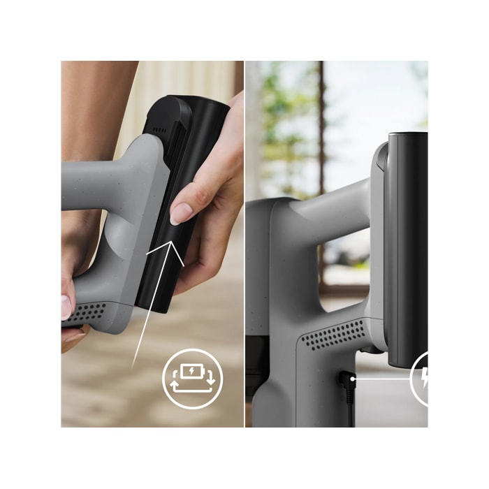 Charge right on the product – automatic protection stops overcharging