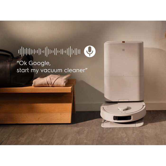 Compatible with Google Home and Alexa control your robot cleaner with voice commands